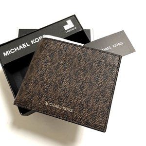 Michael Kors Brown Monogram Bifold Wallet